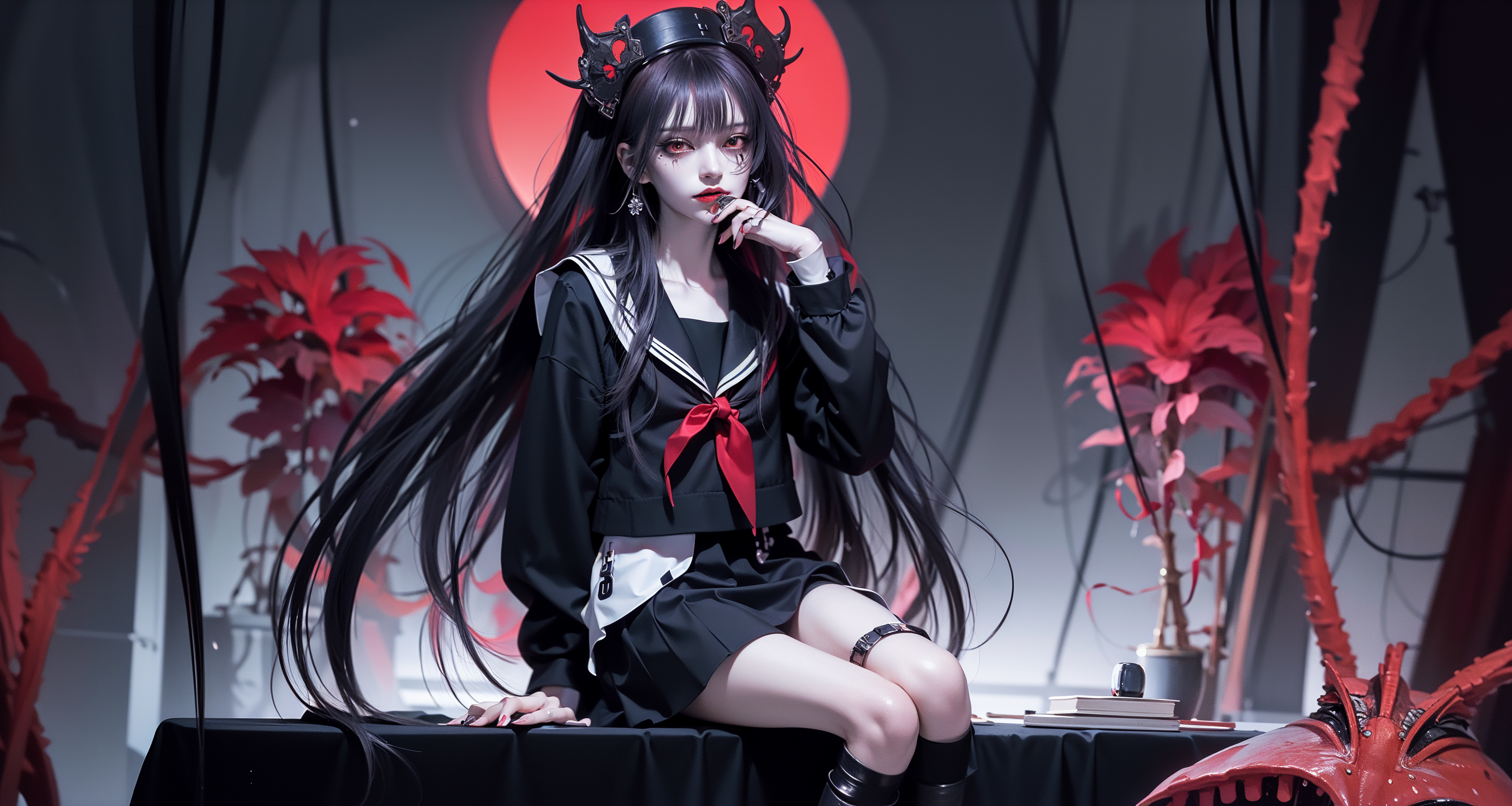 02096-1805001567-extremely detailed CG unity 8k wallpaper,((masterpiece)),(lighting),((1girl)),solo,(detailed red eyes),detailed face,(best quali.png